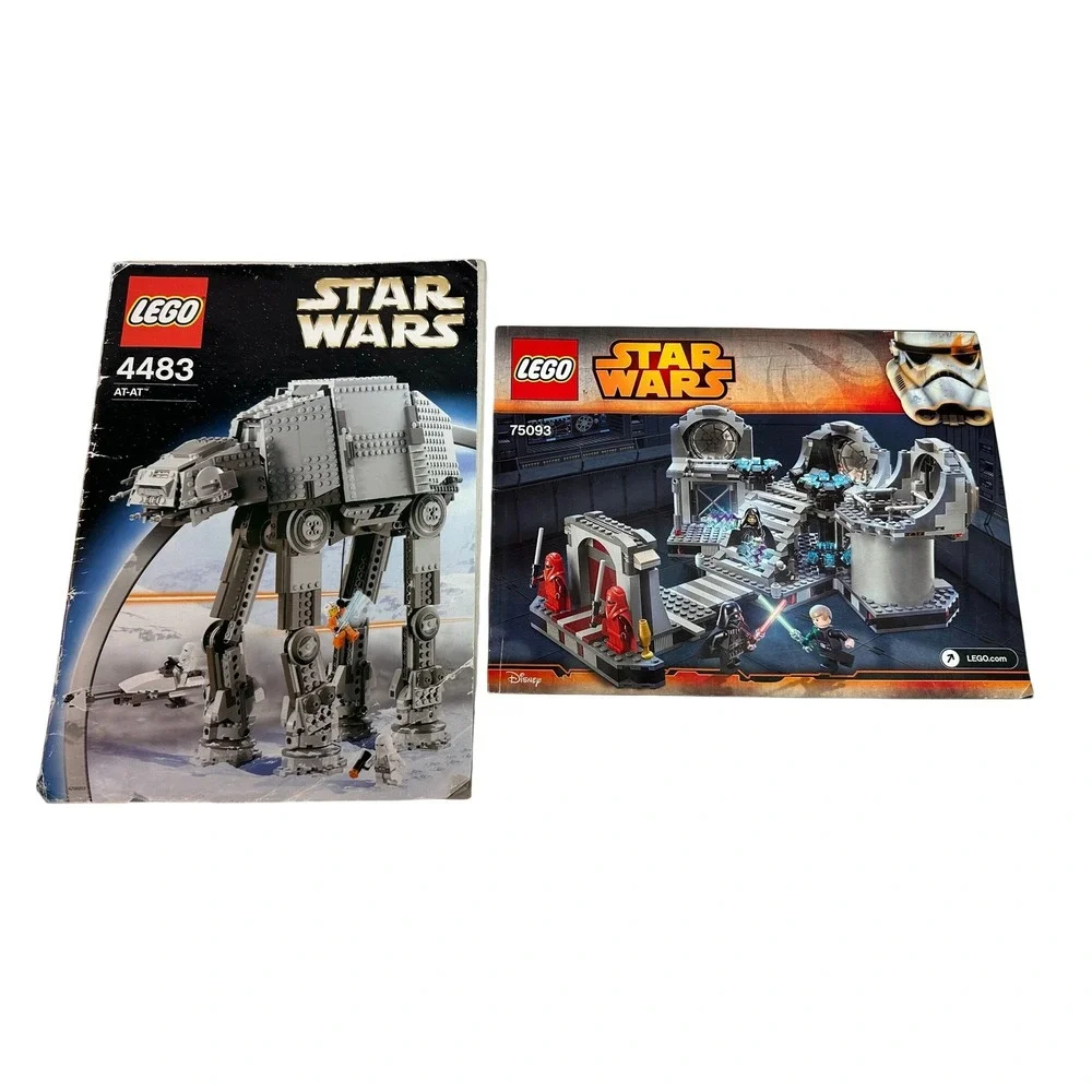 Lego Star Wars Instruction Manuals 4483 AT-AT and 75093 Death‎ Star Final Duel